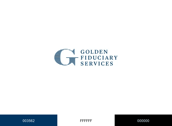 Golden Fiduciary brand color palette