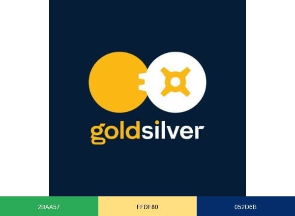 GoldSilver brand color palette