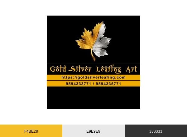 Gold Silver Leafing brand color palette