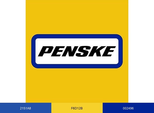 Penske Transportation Solutions brand color palette