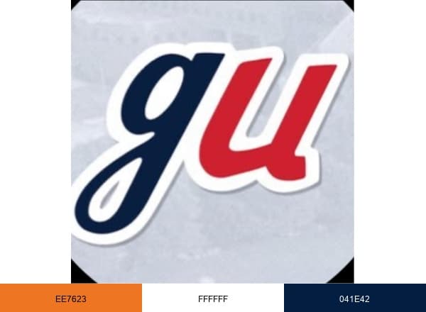 Gonzaga Baseball brand color palette