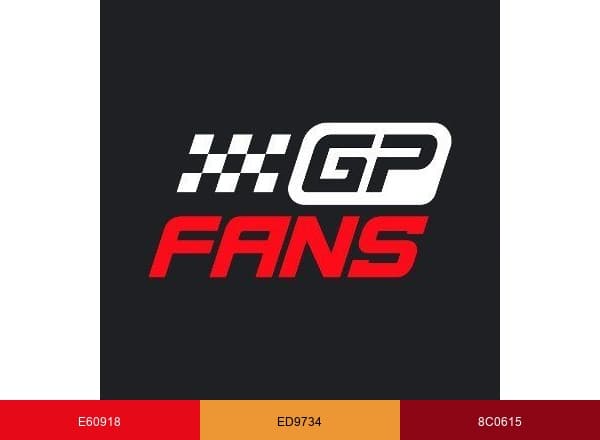 GPFans Global brand color palette