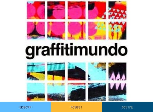 Graffitimundo brand color palette