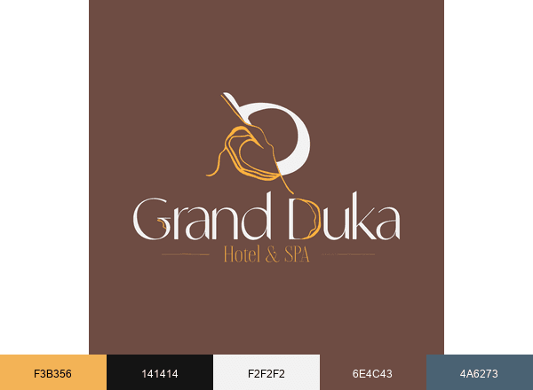 Grand Duka Hotel & SPA brand color palette