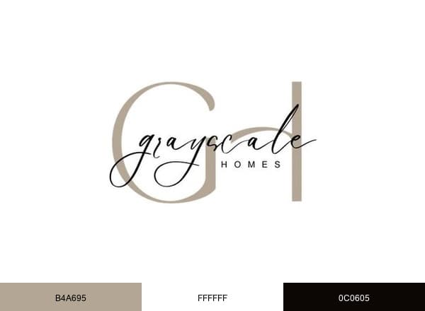 Grayscale Homes brand color palette