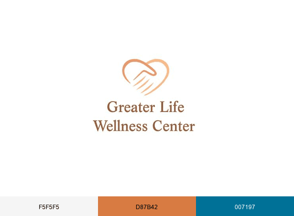 Greater Life Wellness Center brand color palette