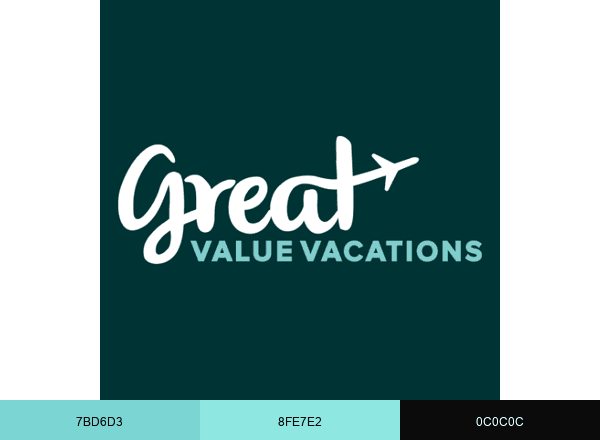 GreatValueVacations brand color palette