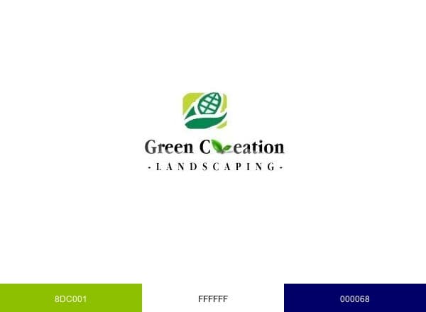 Green Creation brand color palette