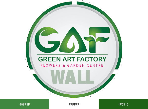 Green Art Factory brand color palette