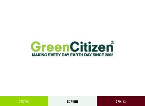 GreenCitizen brand color palette