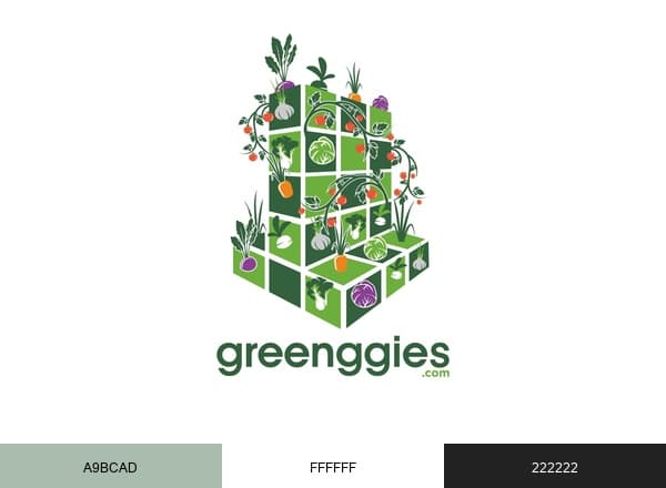 Greenggies SA brand color palette