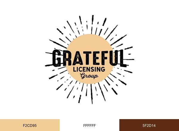 Grateful Licensing Group LLC brand color palette