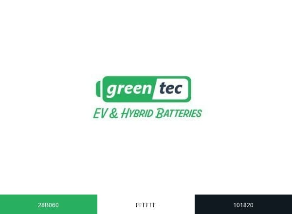 Greentec Auto brand color palette