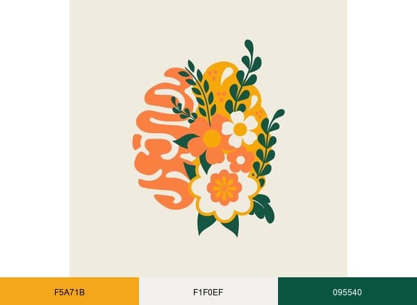 Grow at Eden Early Learning Child Care Center brand color palette