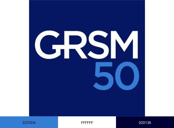 Gordon Rees Scully Mansukhani brand color palette