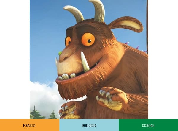 Gruffalo Shop brand color palette