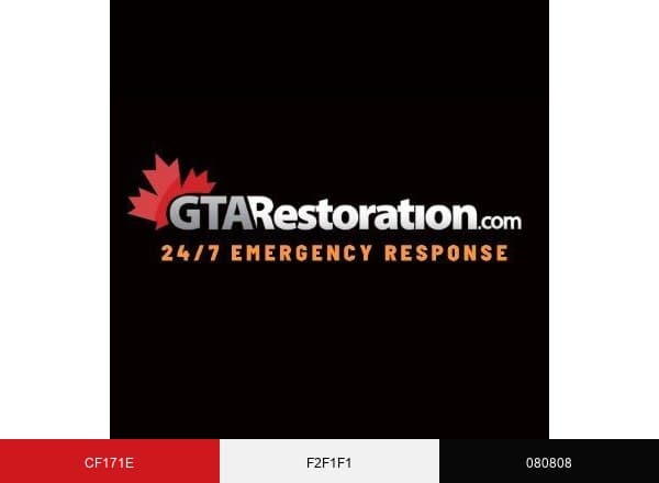 GTA Restoration brand color palette