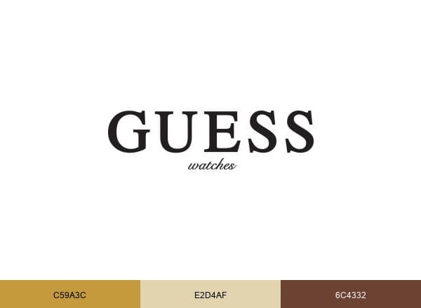 GUESS Watches brand color palette