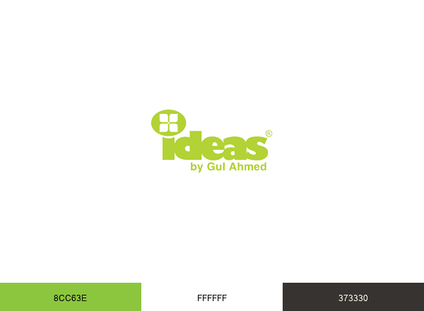 Ideas by Gul Ahmed brand color palette