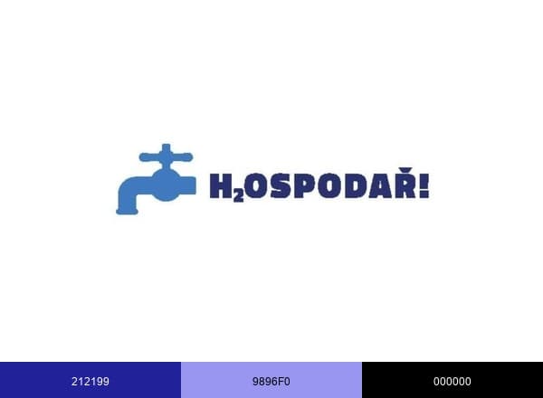 H2Ospodař brand color palette