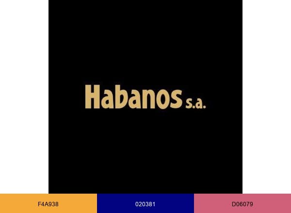 Habanos SA Oficial brand color palette