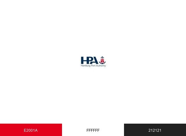 Hamburg Port Authority brand color palette