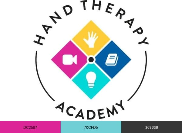 Handtherapyacademy brand color palette