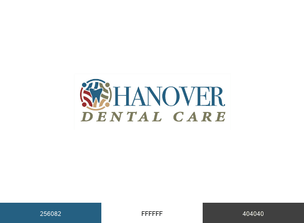 Hanover Dental Care brand color palette