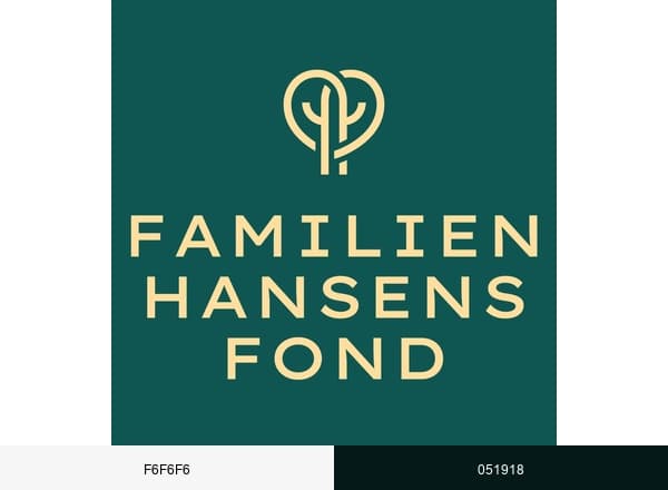 Familien Hansens Fond brand color palette