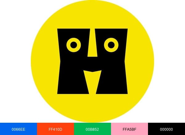 Happy Socks brand color palette