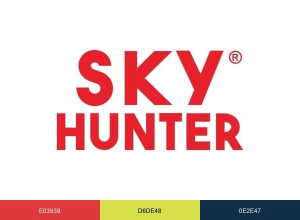 Sky Hunter Vape brand color palette