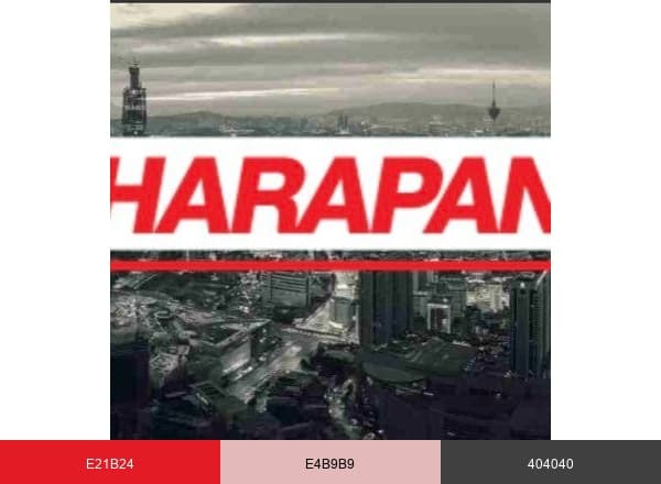 Harapan Madani brand color palette