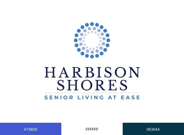 Harbison Shores Senior Living brand color palette
