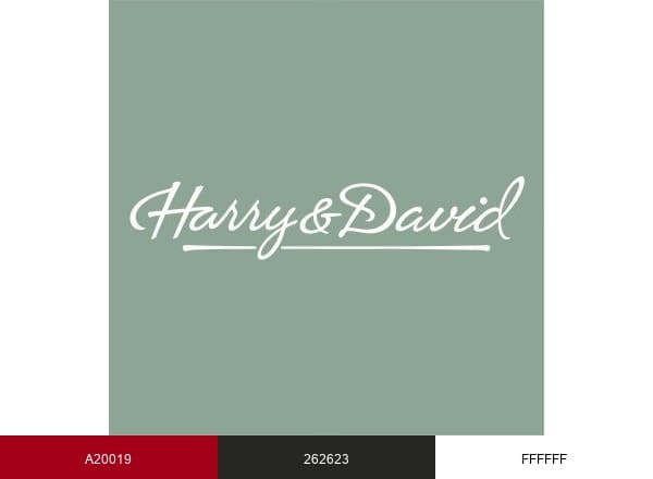 Harry & David brand color palette