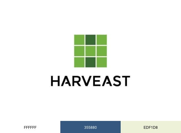 HarvEast Holding brand color palette