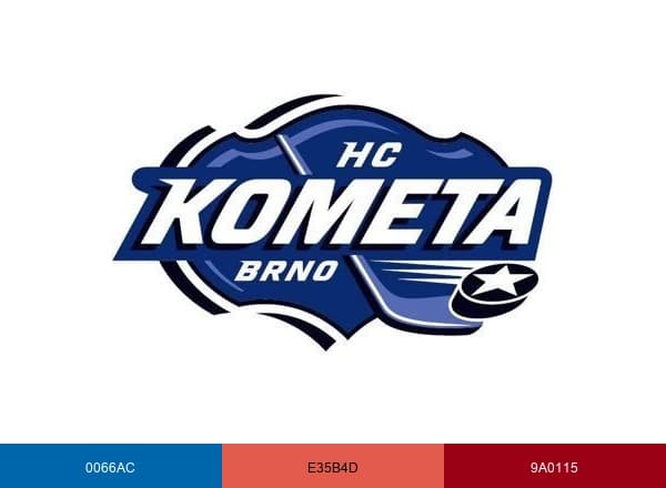 HC Kometa Brno brand color palette