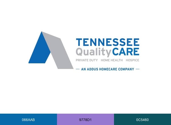 Tennessee Quality Care brand color palette