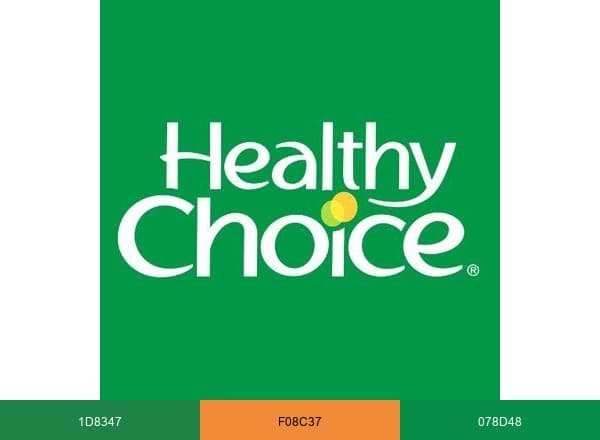 Healthy Choice brand color palette