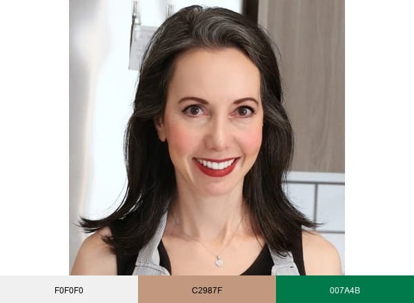 Healthy Recipes Blog brand color palette