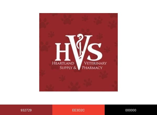 Heartland Vet Supply brand color palette