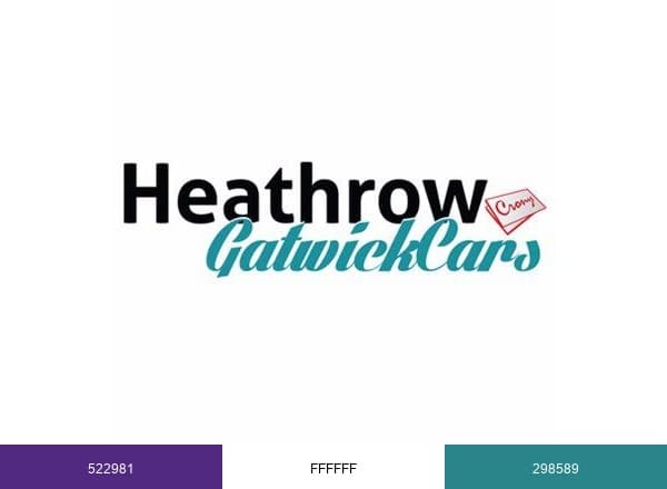 Heathrow Gatwick Cars brand color palette