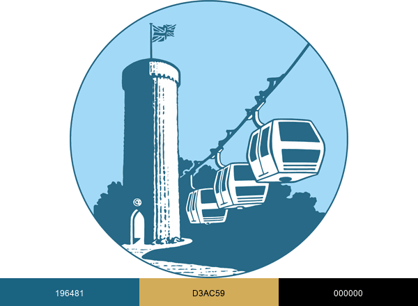 Heights of Abraham brand color palette