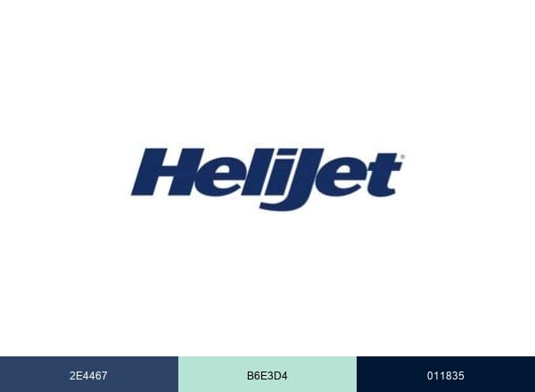 Helijet brand color palette