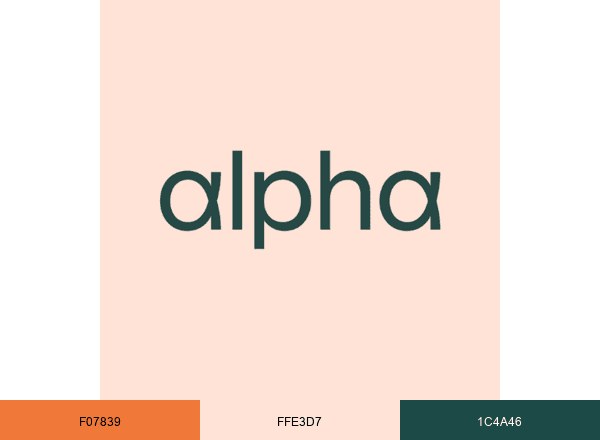 Hello Alpha brand color palette