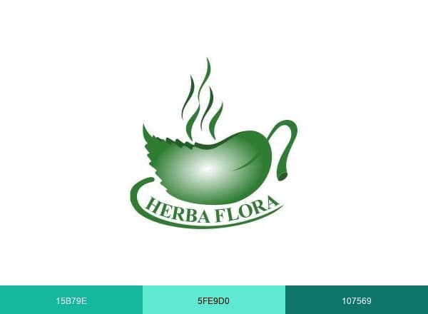 Herba Flora brand color palette