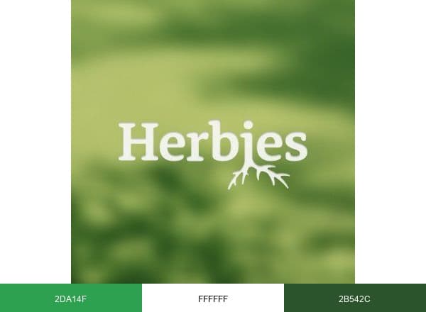 Herbies Seeds brand color palette