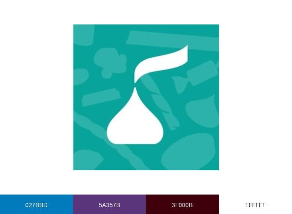 Hersheyland brand color palette