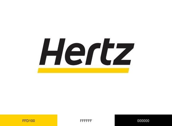 Hertz brand color palette