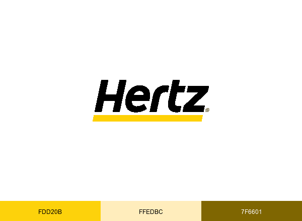 Hertz Iceland brand color palette