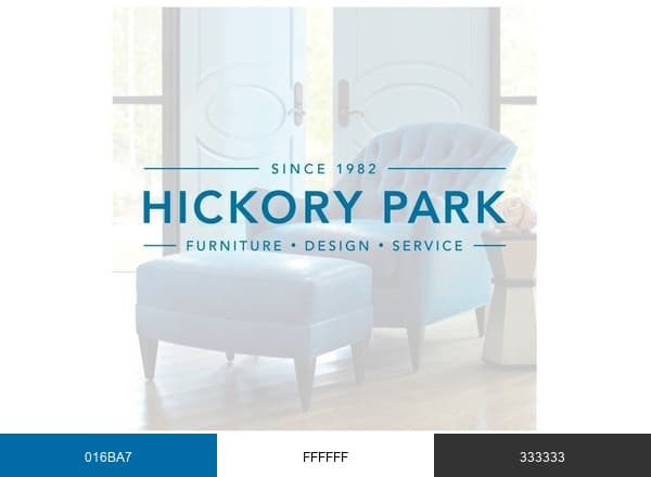 Hickory Park brand color palette